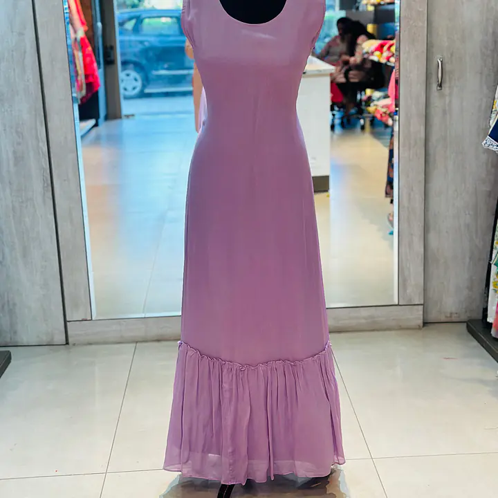 INDO-FUSION GOWN WITH SHURG - 44