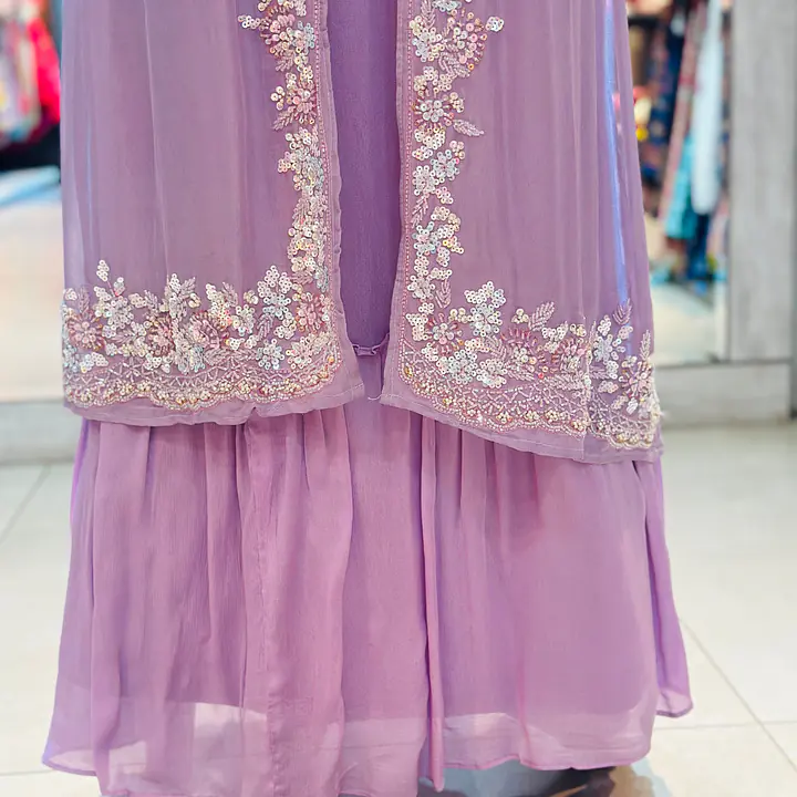 INDO-FUSION GOWN WITH SHURG