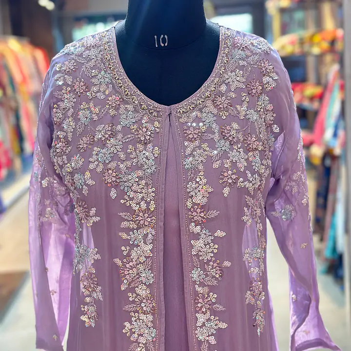 INDO-FUSION GOWN WITH SHURG