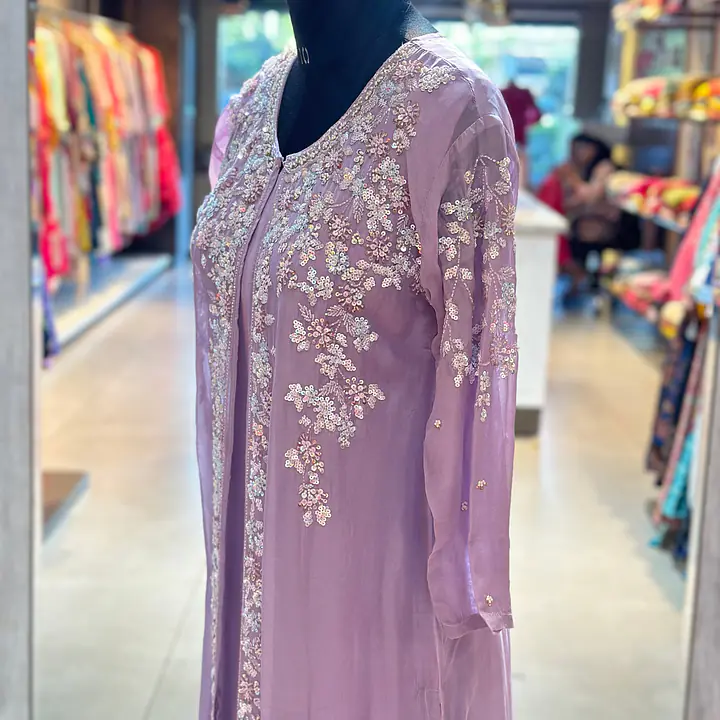 INDO-FUSION GOWN WITH SHURG