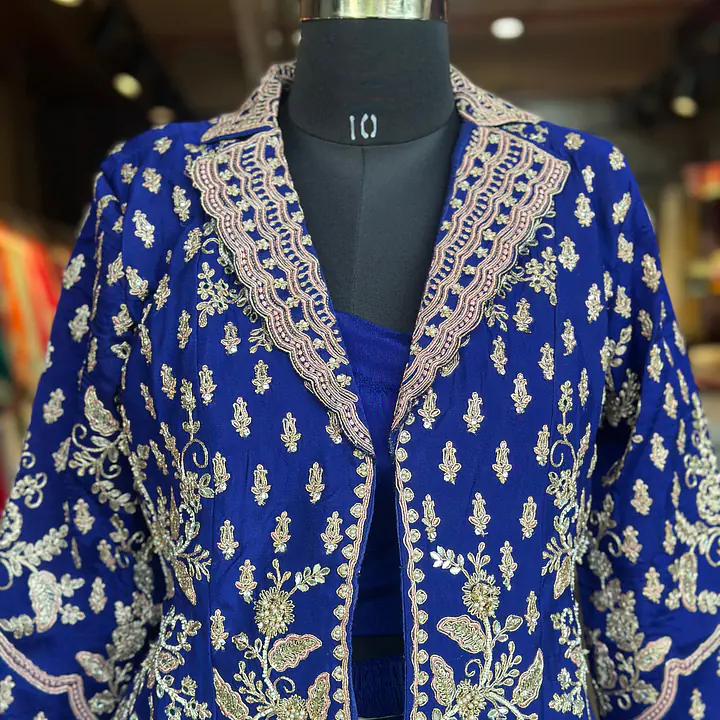 INDO-FUSION SHRARA WITH JACKET SET