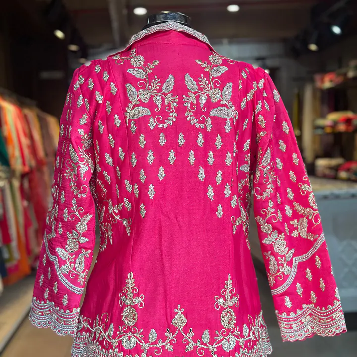 INDO-FUSION SHRARA WITH JACKET SET