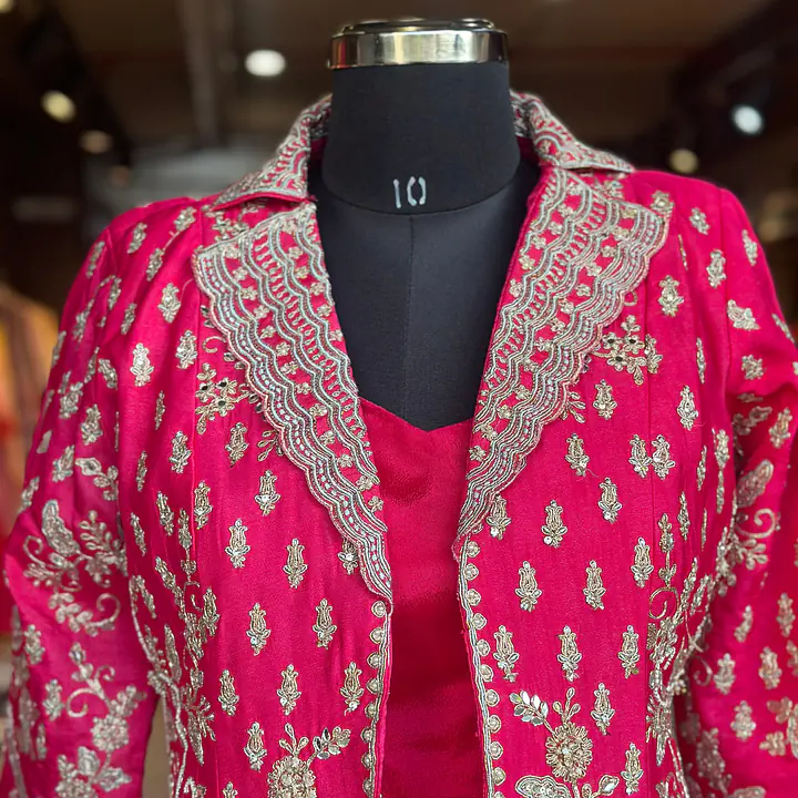 INDO-FUSION SHRARA WITH JACKET SET