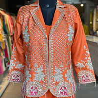 INDO-FUSION IN JACKET SET - Black - 38