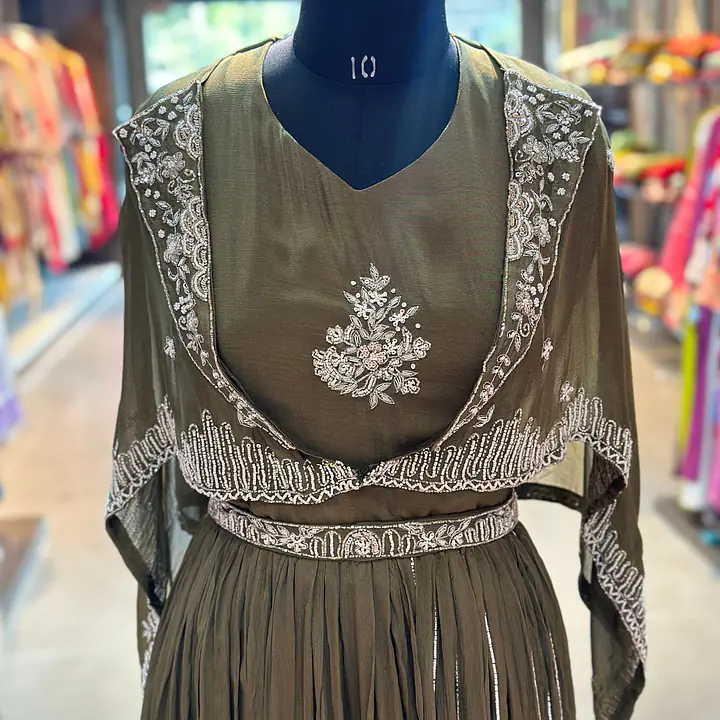 LONG GOWN WITH SHORT JACKET - 38
