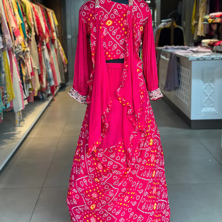 BHANDEJ LEHNGA SET
