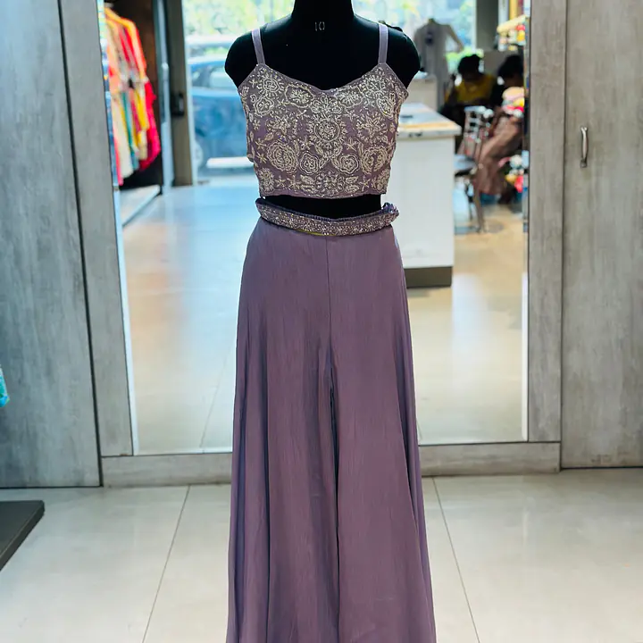INDO-FUSION HANDWORK PLAZO SET