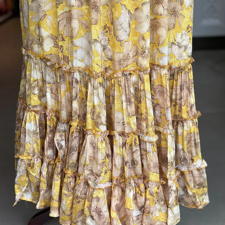 CHINON ONE PIECE ANARKALI GOWN - Yellow - 42