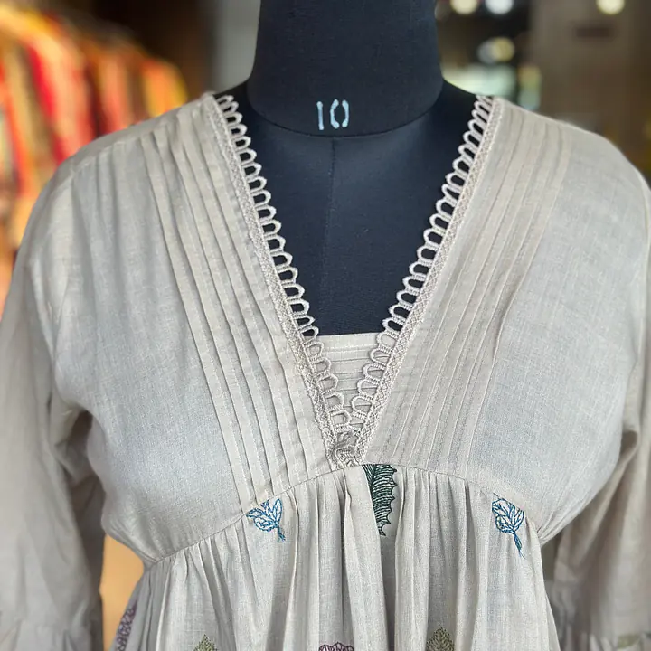 ONE PIECE EMBROIDERED GOWN - 42