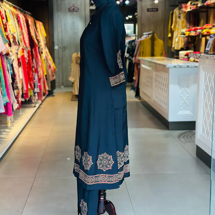 AJRAKH HANDBLOCK KURTA SET
