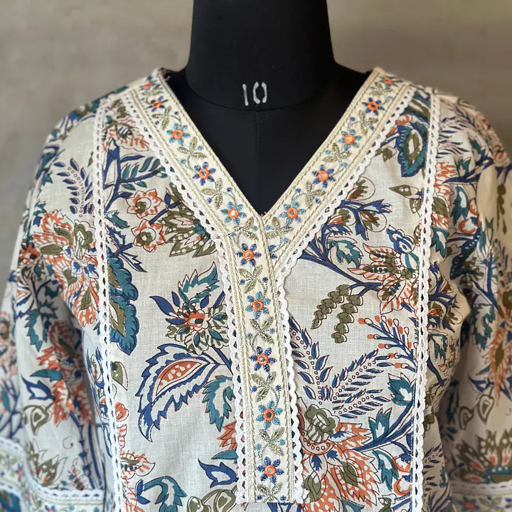 DIGITAL PRINT COTTON SUIT SET - 46