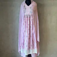 THREE PIECE COTTON SUIT SET - 40