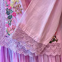 ONE PIECE EMBROIDERED GOWN SET - 44