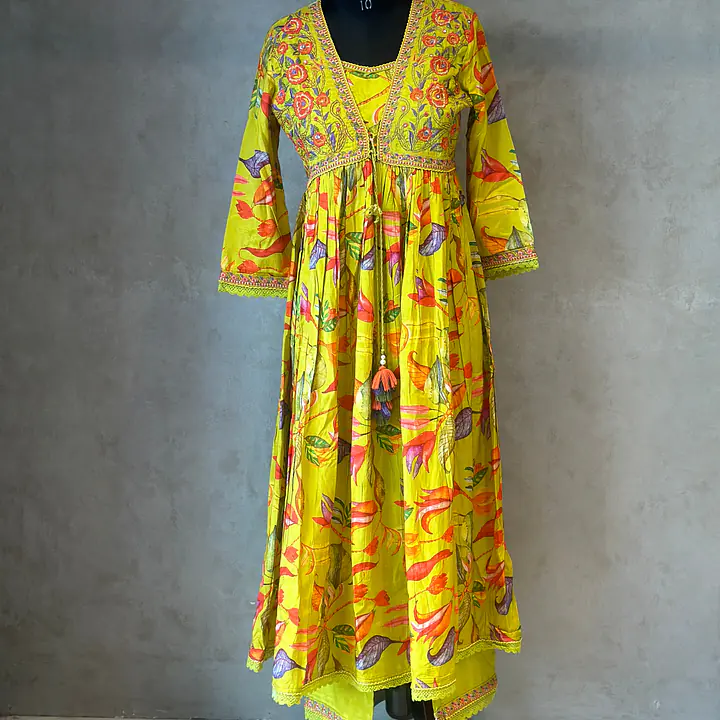 FLORAL THREE PIECES SUIT SET - 38