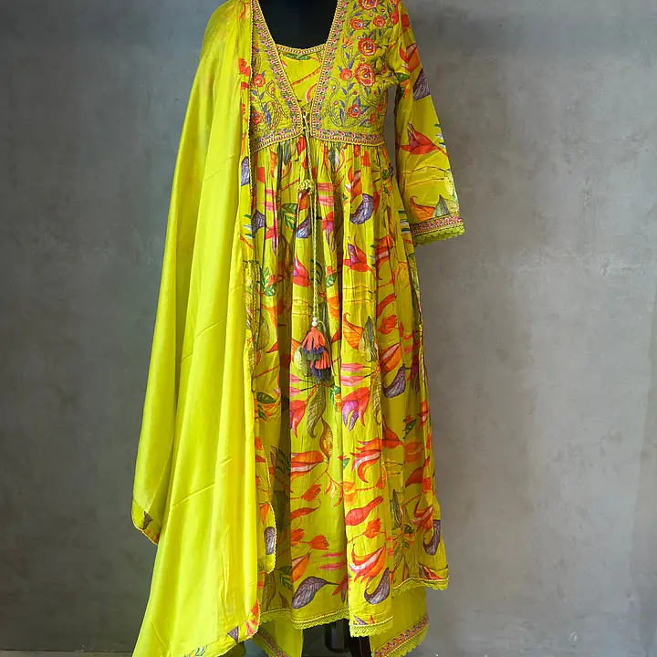 FLORAL THREE PIECES SUIT SET - 44