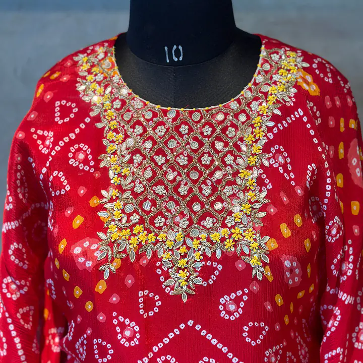 BHANDEJ KAFTAN SET
