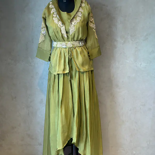 INDO-FUSION JACKET SKIRT SET - 38