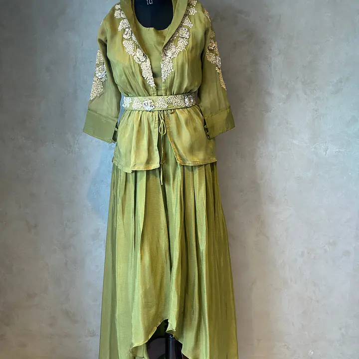 INDO-FUSION JACKET SKIRT SET - 38
