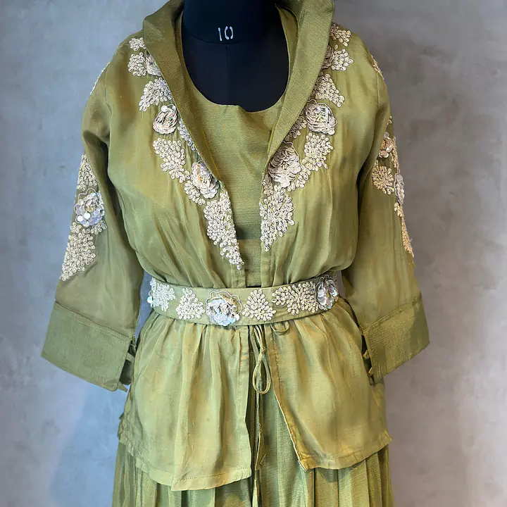 INDO-FUSION JACKET SKIRT SET - 42