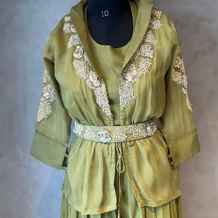 INDO-FUSION JACKET SKIRT SET - 44