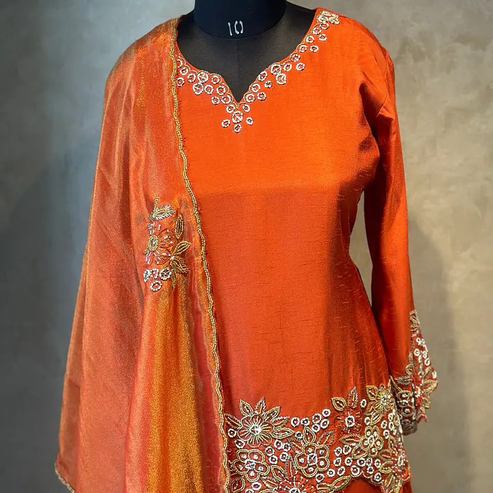 BEAUTIFUL INDO-FUSION PLAZO SET