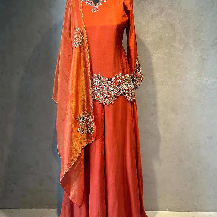 BEAUTIFUL INDO-FUSION PLAZO SET