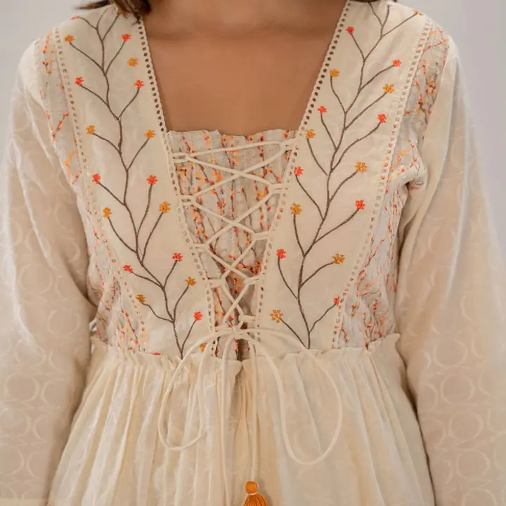 EMBROIDERED MINI ONE PIECE - 40
