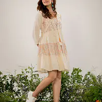 EMBROIDERED MINI ONE PIECE - 42