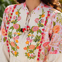 BEAUTIFUL EMBROIDERED MINI ONE PIECE - 40