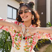 BEAUTIFUL EMBROIDERED MINI ONE PIECE - 42