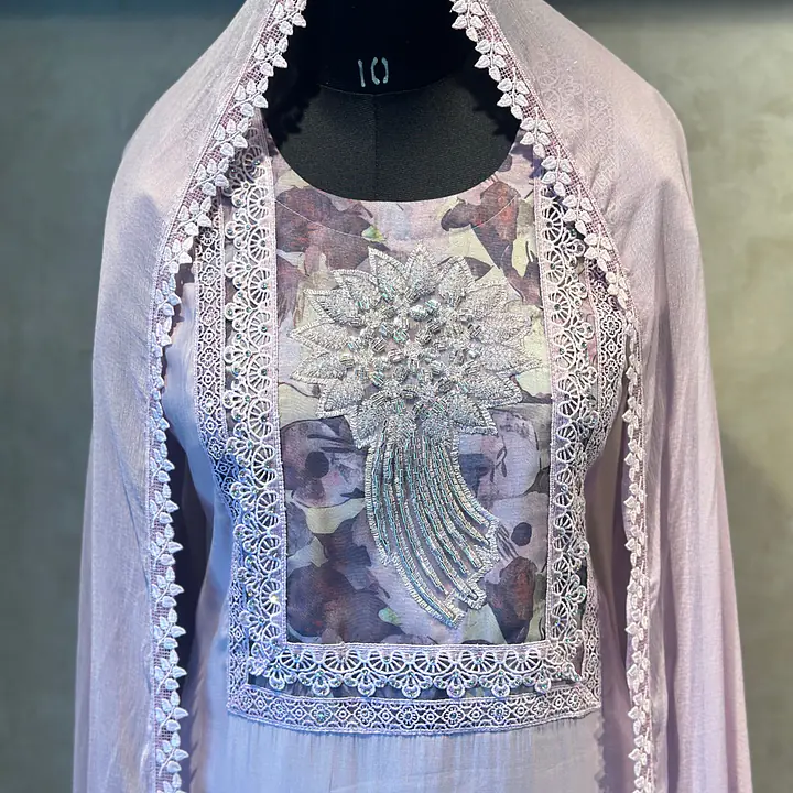 BEAUTIFUL HANDWORK SUIT SET - 42