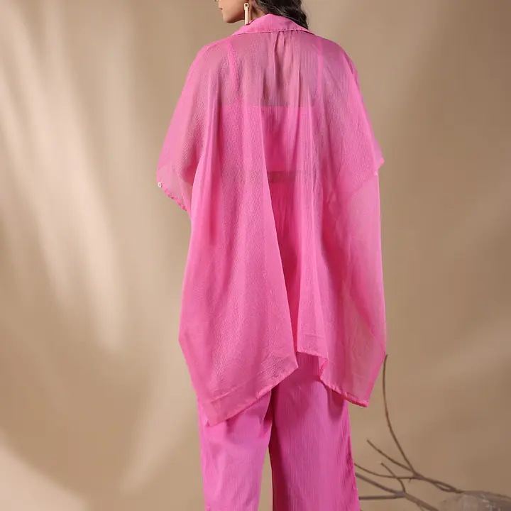 CO-ORD SET WITH SHURG - Pink - 42