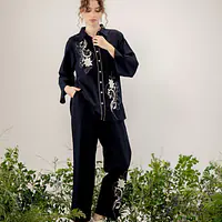 TRENDY EMBROIDERED CO-ORD SET - 40