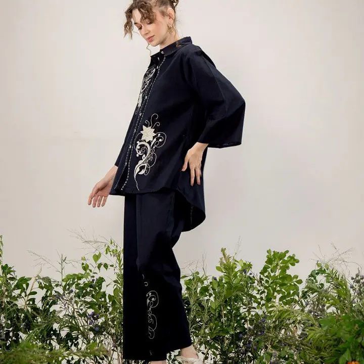 TRENDY EMBROIDERED CO-ORD SET