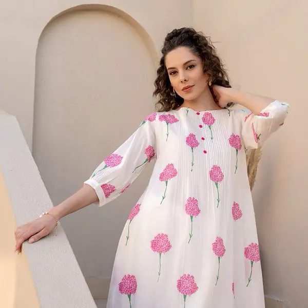 TRENDY MUL COTTON SET - 40 - Pink