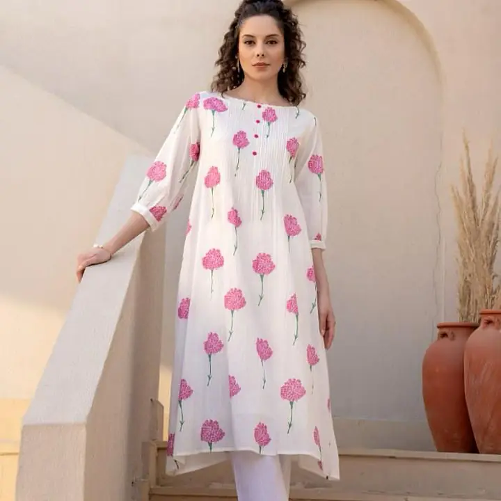 TRENDY MUL COTTON SET - 42 - Pink