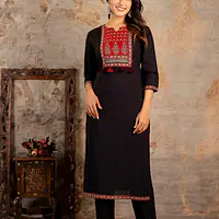 AJRAKH PRINT SUIT SET
