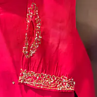 BANARASI STRAIGHT HANDWORK SUIT SET