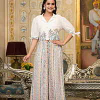BEAUTIFUL EMBROIDERED CO-ORD SET - 36