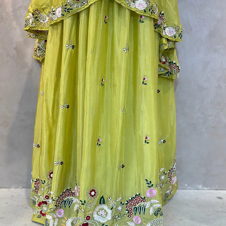 INDO-FUSION PEPLUM LEHNGA SET