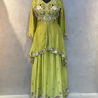 INDO-FUSION PEPLUM LEHNGA SET
