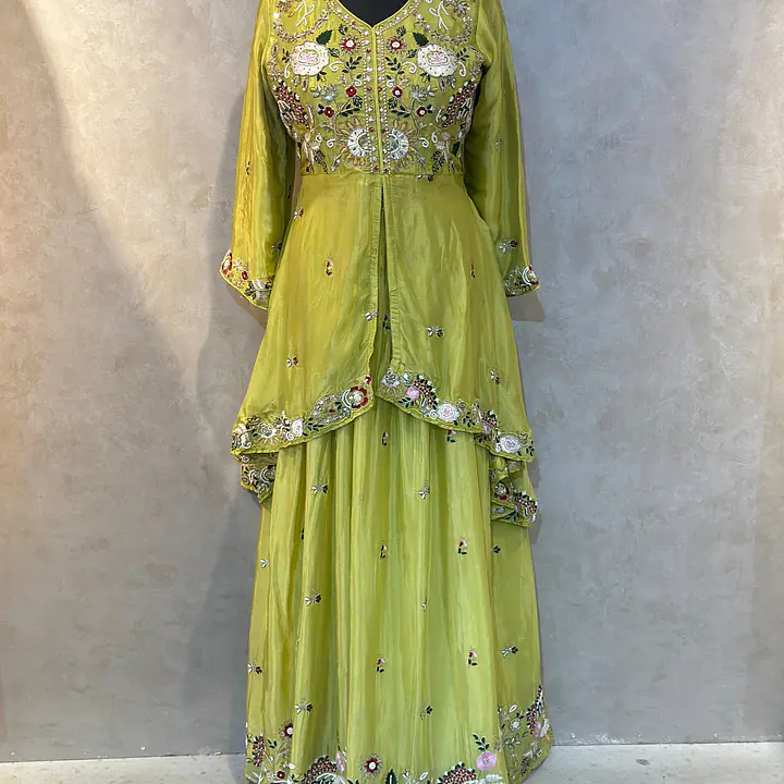 INDO-FUSION PEPLUM LEHNGA SET