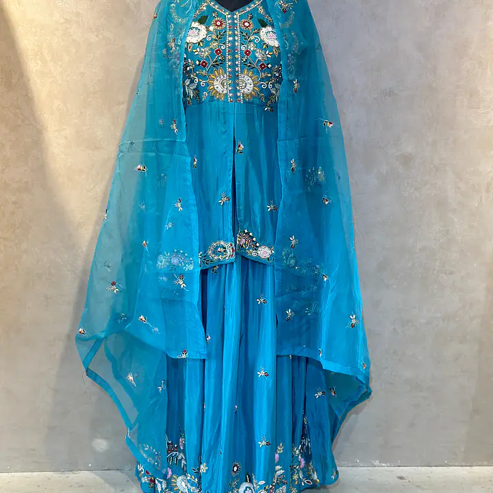 INDO-FUSION PEPLUM LEHNGA SET