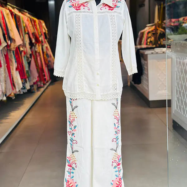 EMBROIDERED CO-ORD SET - 38