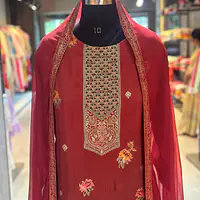 BANARASI STRAIGHT SUIT SET