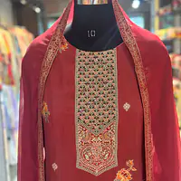 BANARASI STRAIGHT SUIT SET