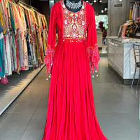 LONG GOWN IN ZARDOSI HANDWORK - 38