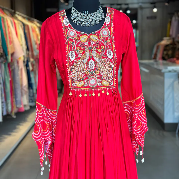 LONG GOWN IN ZARDOSI HANDWORK - 40