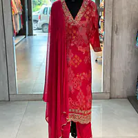THREE PIECE STRAIGHT SUIT SET - 38