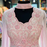 PURE CHINON LONG GOWN